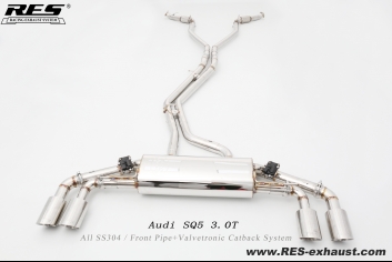Audi SQ5 3.0T All SS304 / Front Pipe+Valvetronic Catback System